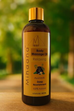 Mihaana Relaxing Ayurvedic Body Massage Oil